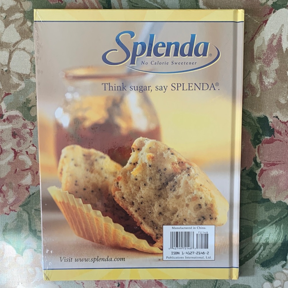 Splenda No Calorie Sweetener Cookbook - New-Sealed-Never Opened
